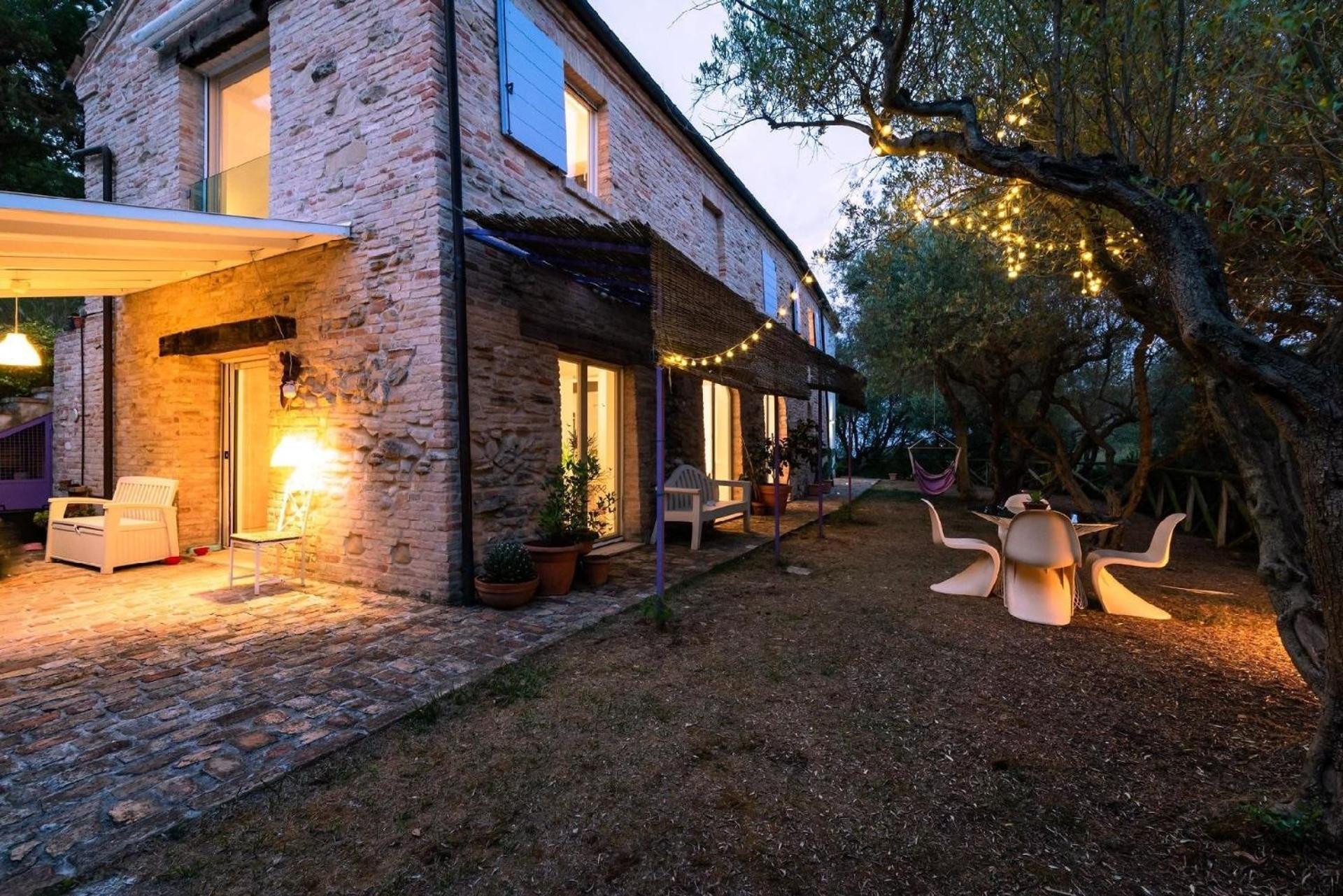 Willa Meernahes Ferienhaus Casa Cantagallo Mit Pool Fermo Zewnętrze zdjęcie
