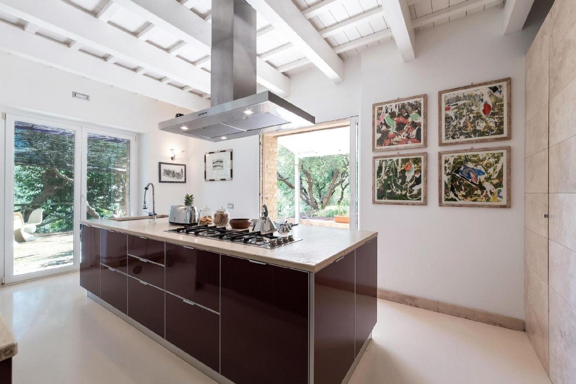 Willa Meernahes Ferienhaus Casa Cantagallo Mit Pool Fermo Zewnętrze zdjęcie
