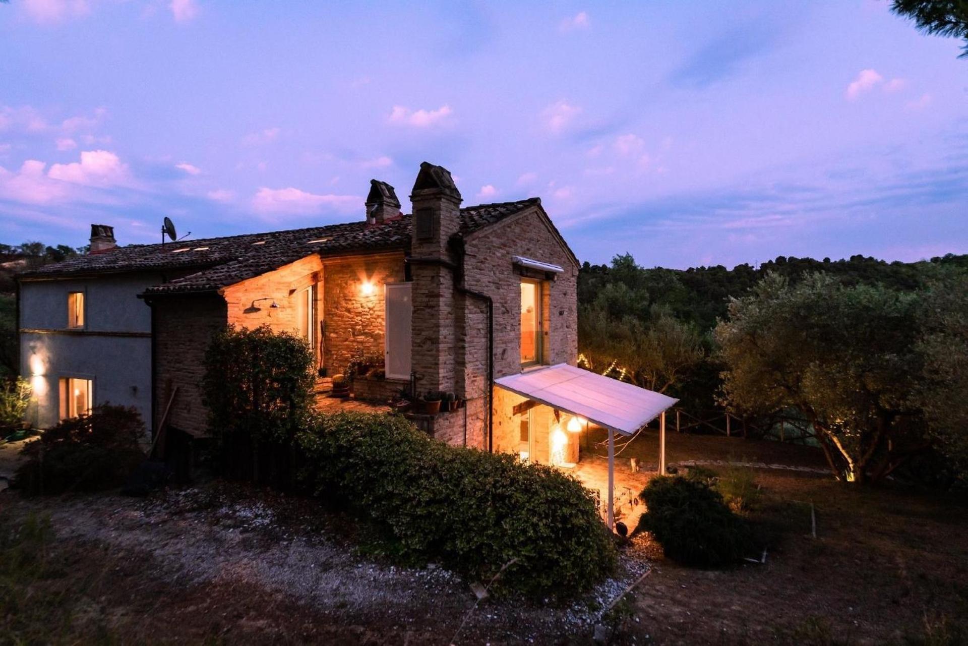 Willa Meernahes Ferienhaus Casa Cantagallo Mit Pool Fermo Zewnętrze zdjęcie